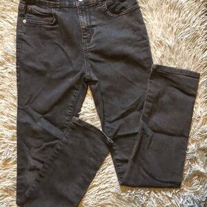 The Children's Place Super Skinny Faded Black Jeans